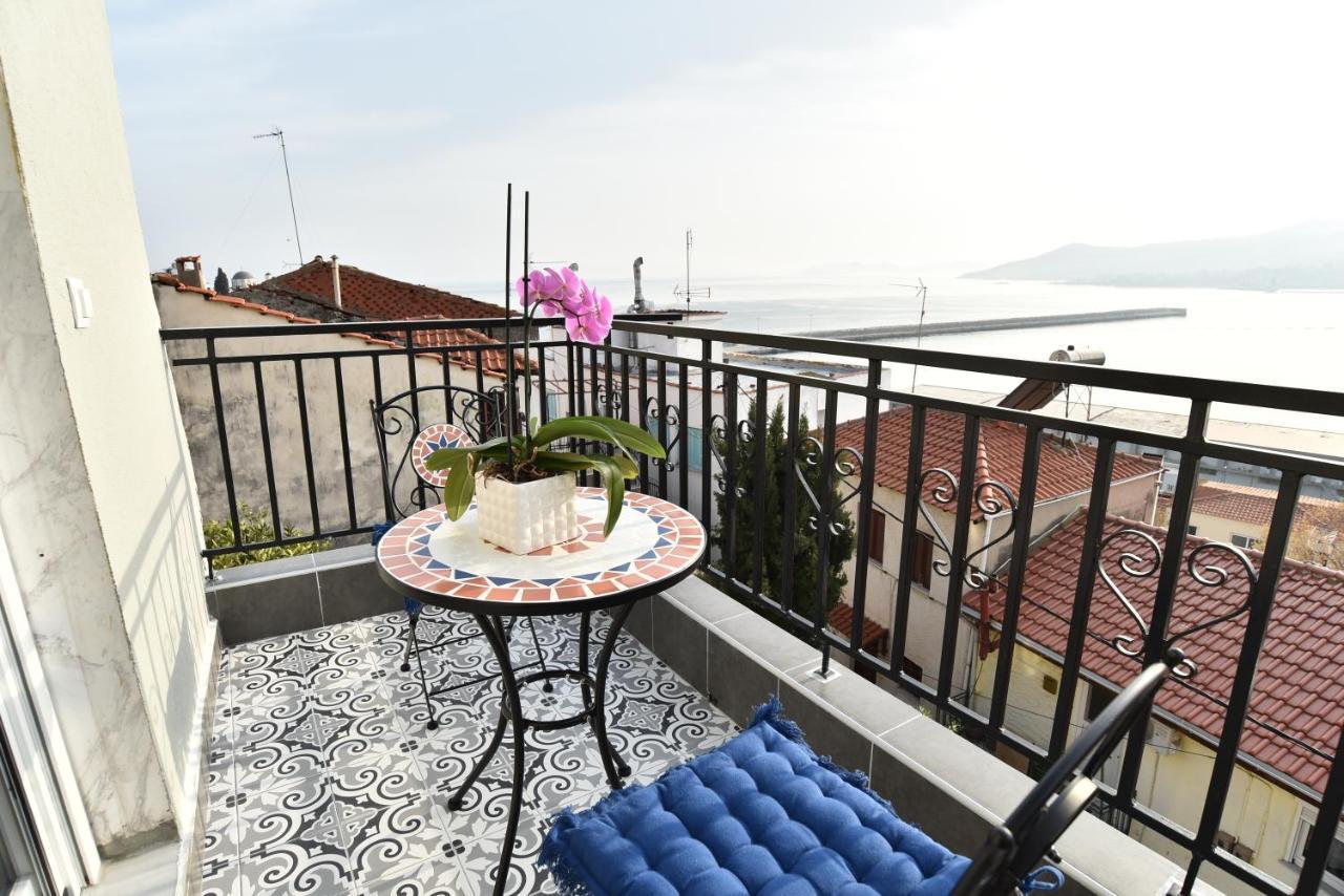 Ferienwohnung Golden Sea View - Old Town Kavala Exterior foto